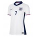 Camisa de time de futebol Inglaterra Bukayo Saka #7 Replicas 1º Equipamento Feminina Europeu 2024 Manga Curta